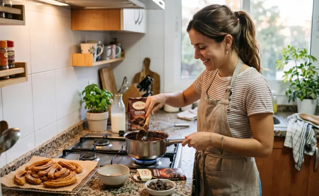 Receta de chocolate para churros: cómo hacerlo espeso en casa